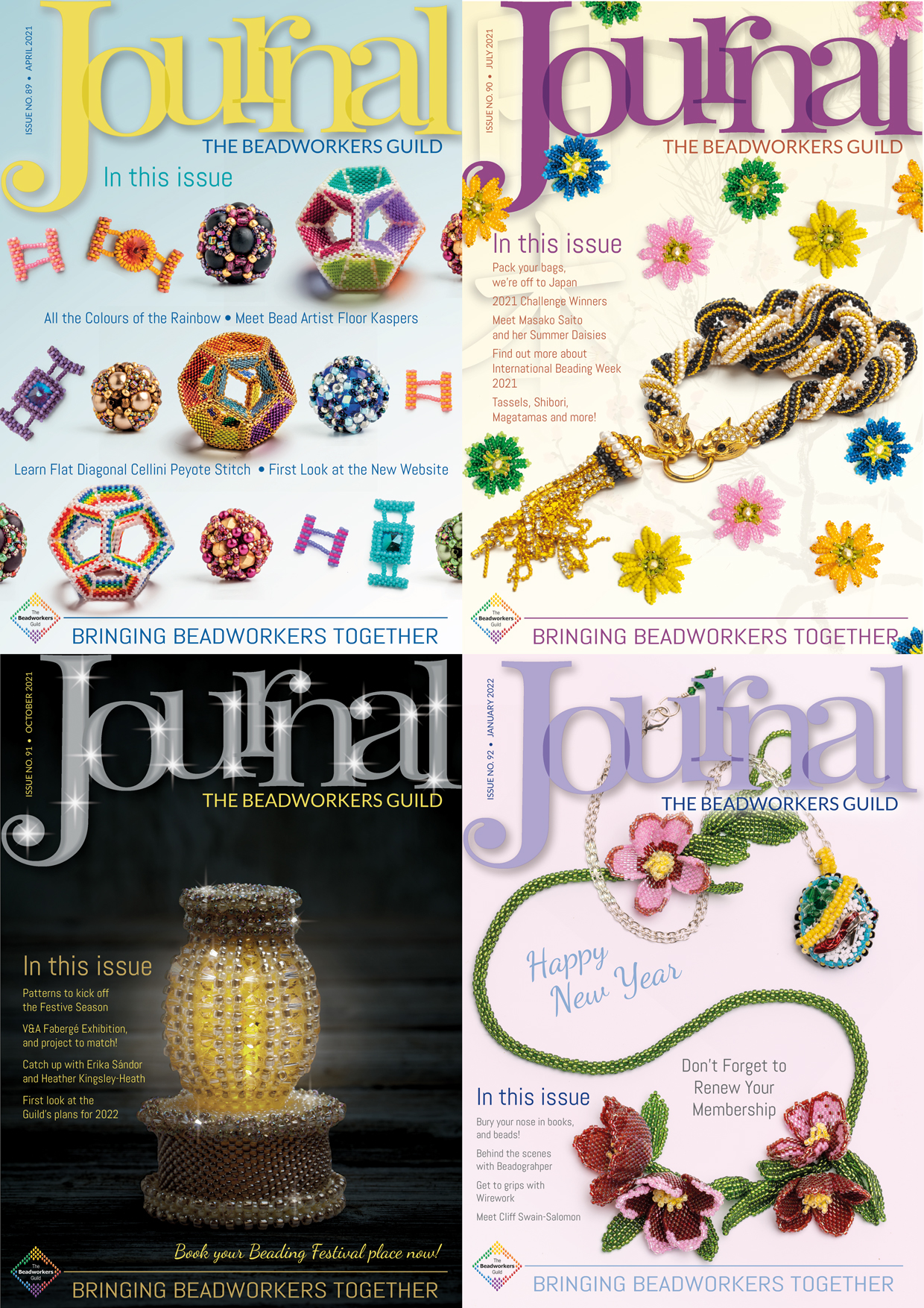 Image of Journal back issues No's. 89 to 92 - members only.